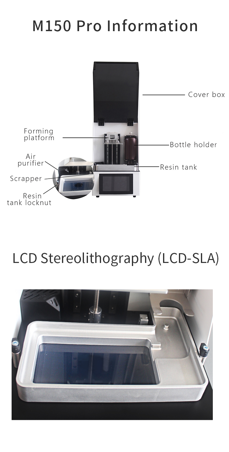 Highly Efficient Light Curing High Resolution LCD 3D Printers Photopolymer Resin 3D Printer(图4)